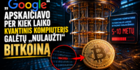 Kvantinis kompiuteris gali per 5-10 metų nulaužti Bitcoin, rodo Future Live Vilnius straipsnis.