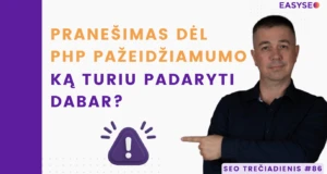 Php Pazeidziamumas Ka Daryti Jusu Svetainei St 86